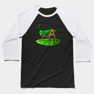 Cute cartoon grasshopper Baseball T-Shirt